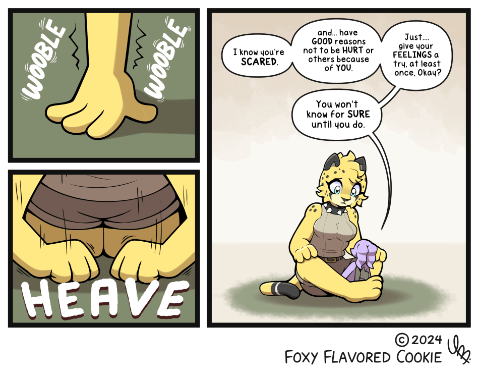 Comic 867 Sit The Grief Foxy Flavored Cookie